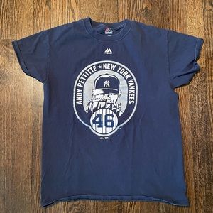 Andy Pettitte New York Yankees MLB Baseball T Shirt Small